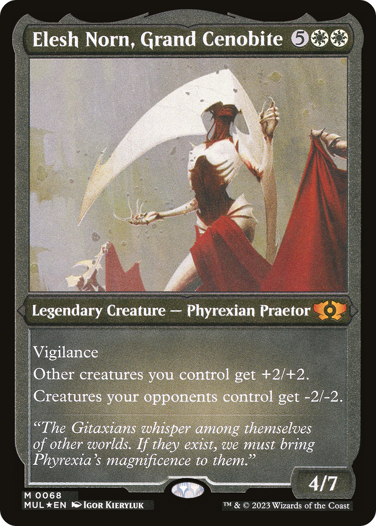 {R} Elesh Norn, Grand Cenobite (Foil Etched) [Multiverse Legends][MUL 068]