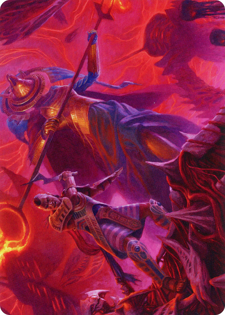 {A} Djeru and Hazoret Art Card [March of the Machine Art Series][AMOM 044]