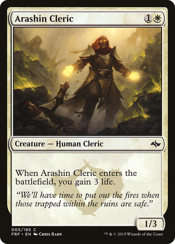 {C} Arashin Cleric [Fate Reforged][FRF 005]