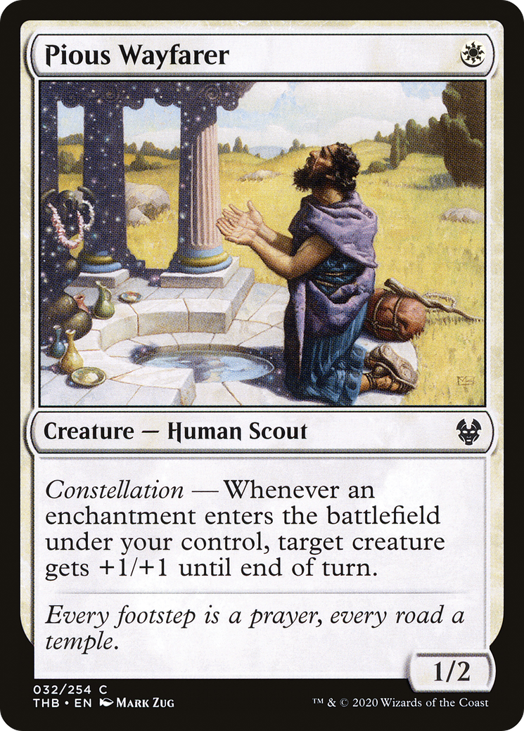 {C} Pious Wayfarer [Theros Beyond Death][THB 032]