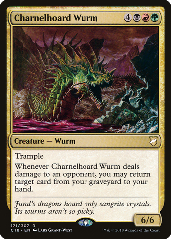 {R} Charnelhoard Wurm [Commander 2018][C18 171]