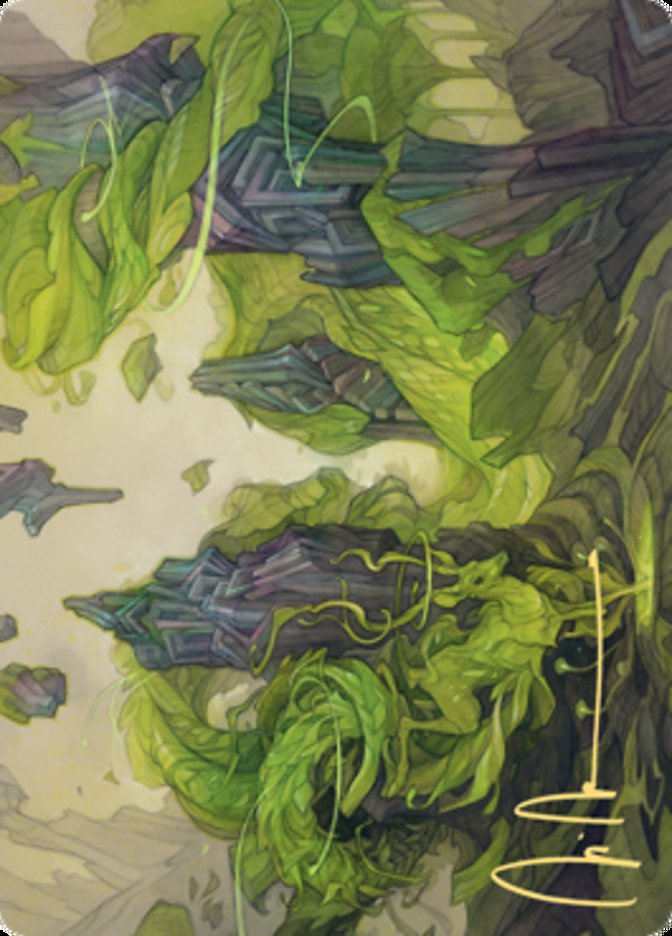 {A} Reclaim the Wastes Art Card (Gold-Stamped Signature) [Zendikar Rising Art Series][AZNR 072]