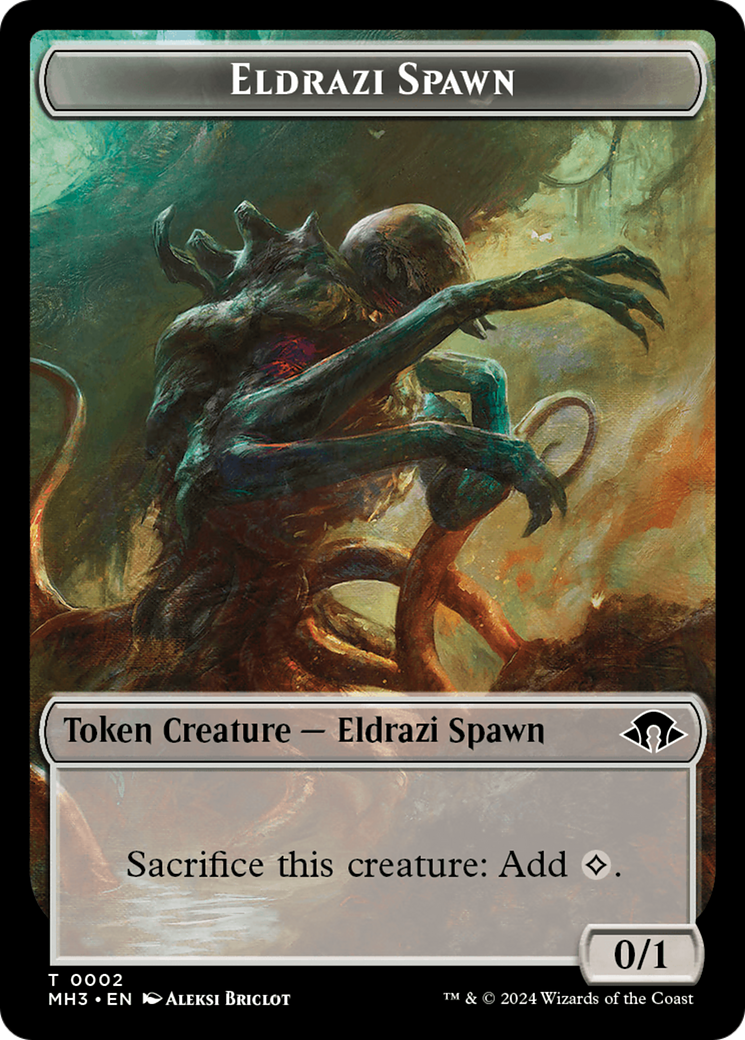 {T} Eldrazi Spawn // Soldier Double-Sided Token [Modern Horizons 3 Tokens][TMH3 2//7]