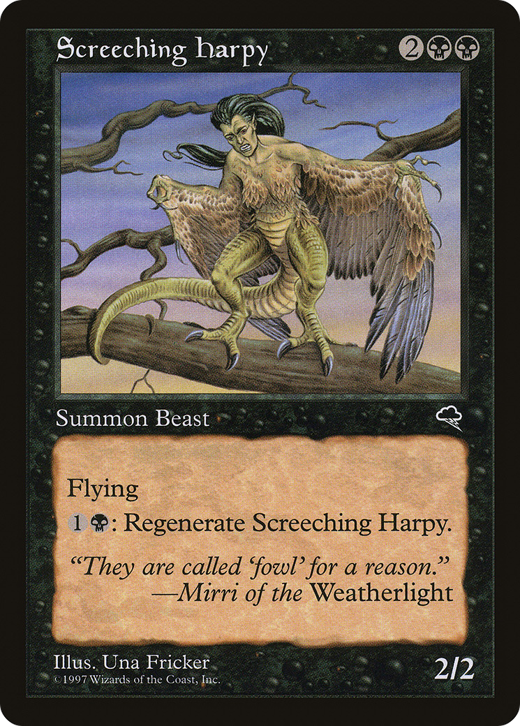 {C} Screeching Harpy [Tempest][TMP 155]