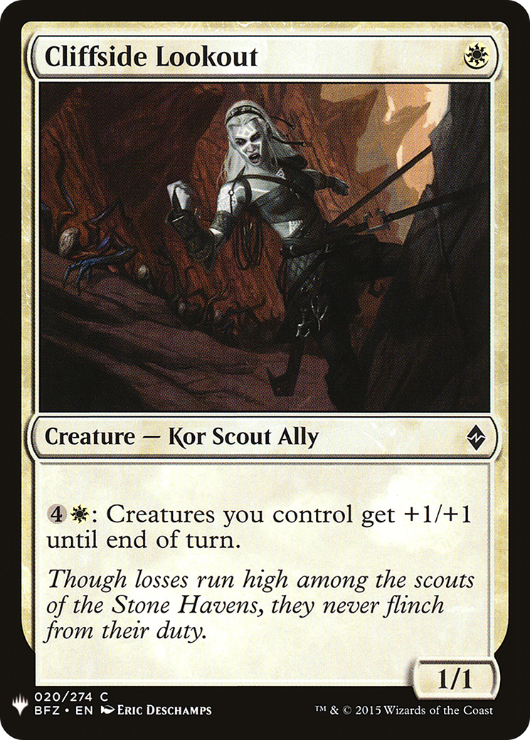 {C} Cliffside Lookout [Mystery Booster][LS BFZ 020]