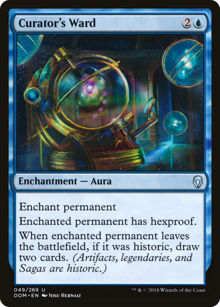 {C} Curator's Ward [Dominaria][DOM 049]