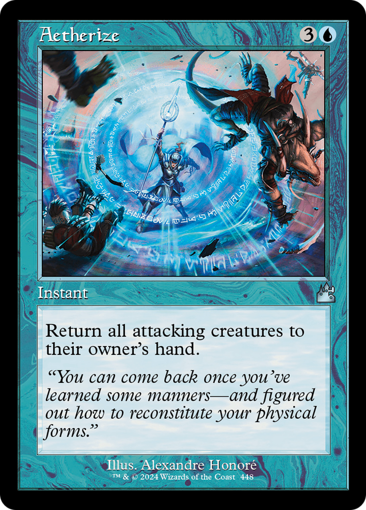 {C} Aetherize (Retro Frame) [Ravnica Remastered][RVR 448]