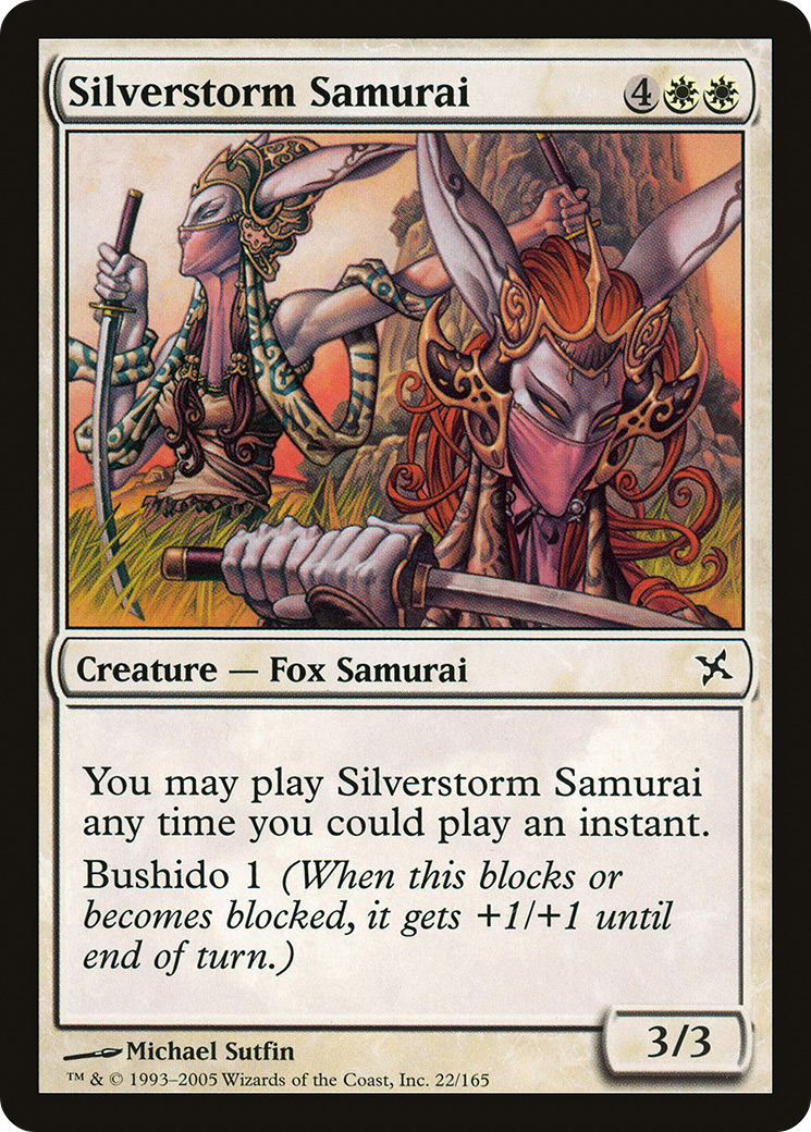 {C} Silverstorm Samurai [Betrayers of Kamigawa][BOK 022] - Misty Mountain Games