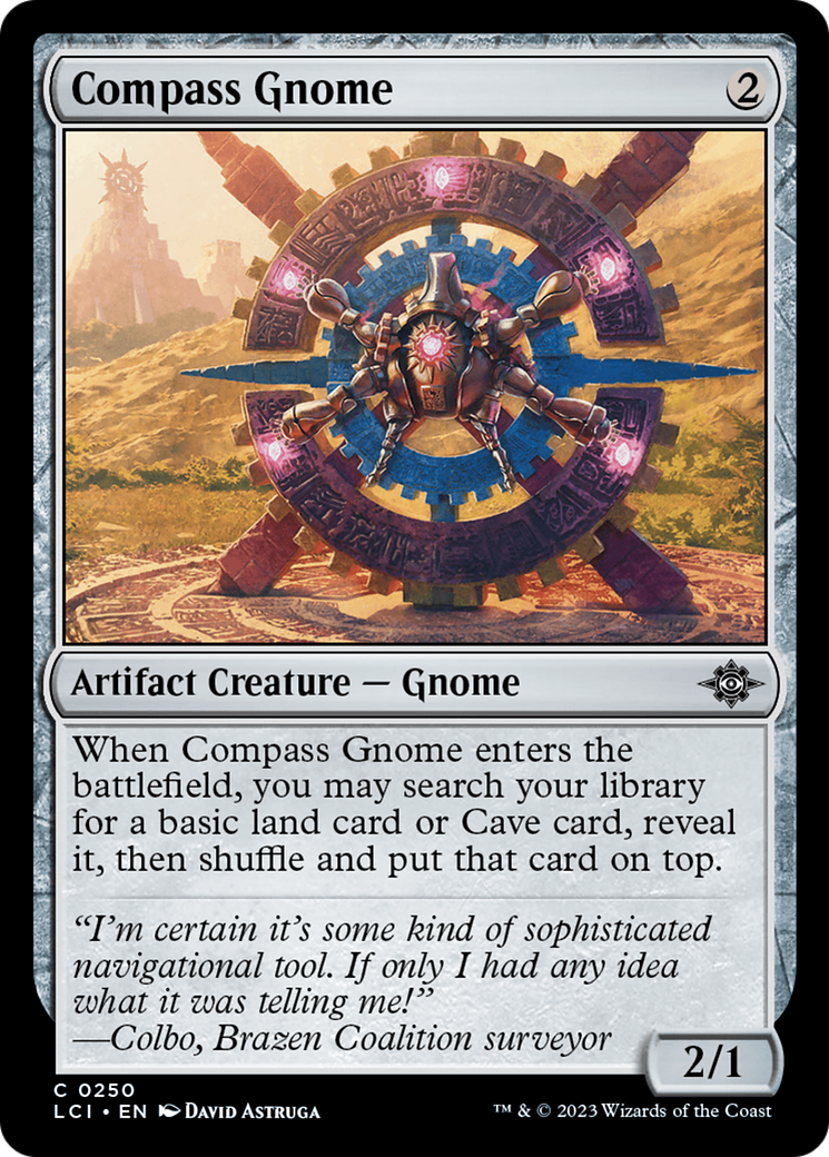 {@C} Compass Gnome [The Lost Caverns of Ixalan][LCI 250]