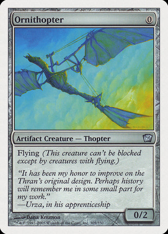 {C} Ornithopter [Ninth Edition][9ED 305]