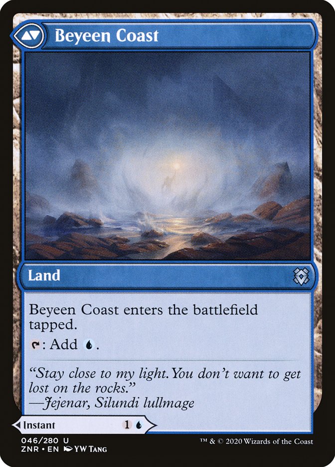 {C} Beyeen Veil // Beyeen Coast [Zendikar Rising][ZNR 046]