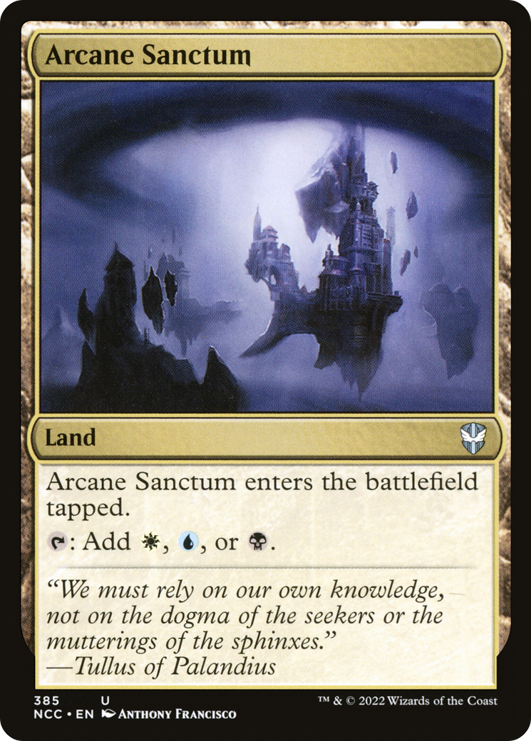 {C} Arcane Sanctum [Streets of New Capenna Commander][NCC 385]