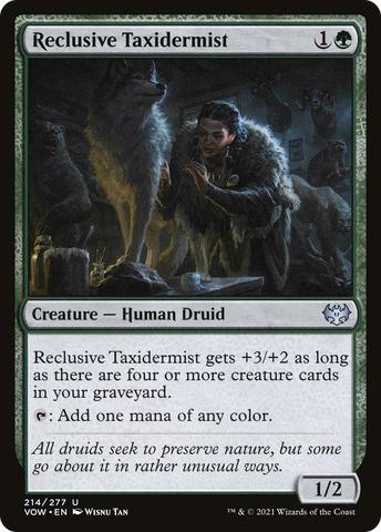 {C} Reclusive Taxidermist [Innistrad: Crimson Vow][VOW 214]