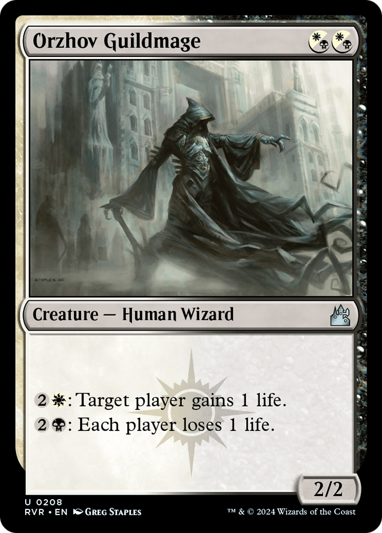 {C} Orzhov Guildmage [Ravnica Remastered][RVR 208]