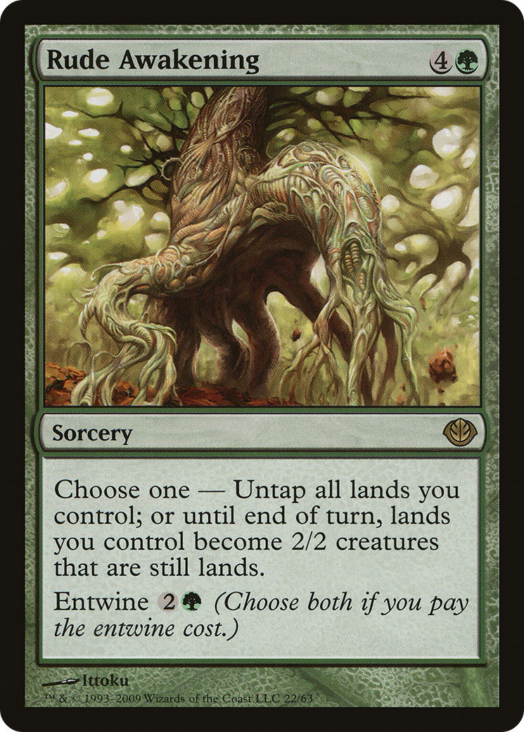{R} Rude Awakening [Duel Decks: Garruk vs. Liliana][DDD 022]