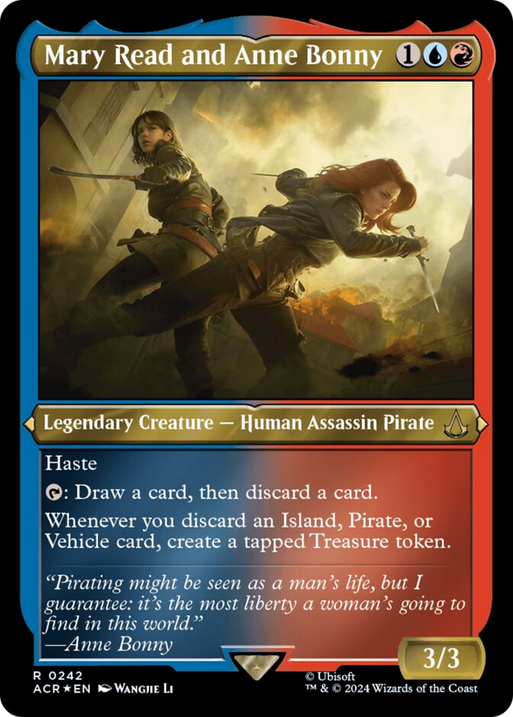 {R} Mary Read and Anne Bonny (Foil Etched) [Assassin's Creed][ACR 242]