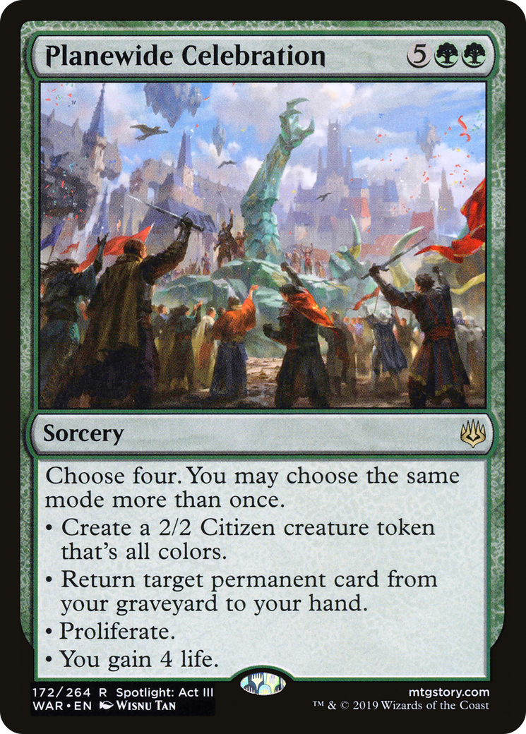 {R} Planewide Celebration [War of the Spark][WAR 172]