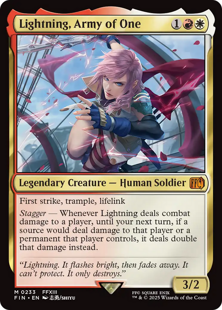 {@R} Lightning, Army of One [FINAL FANTASY][FIN 233]