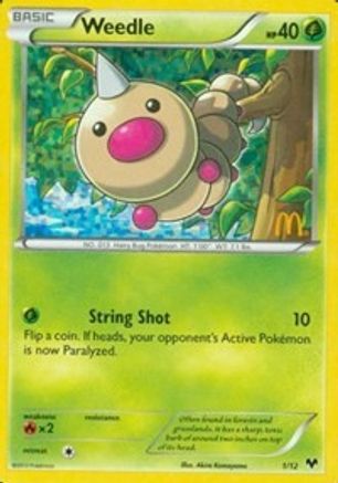 [PKM] Weedle (1/12) [McDonald's Promos: 2014 Collection]