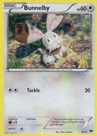 [PKM-R] Bunnelby (10/12) [McDonald's Promos: 2014 Collection]