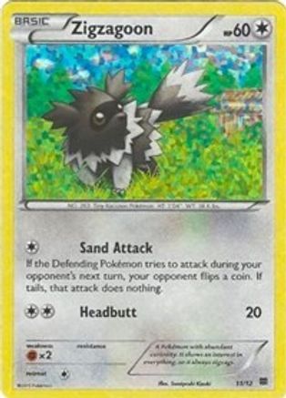 [PKM] Zigzagoon (11/12) [McDonald's Promos: 2015 Collection]