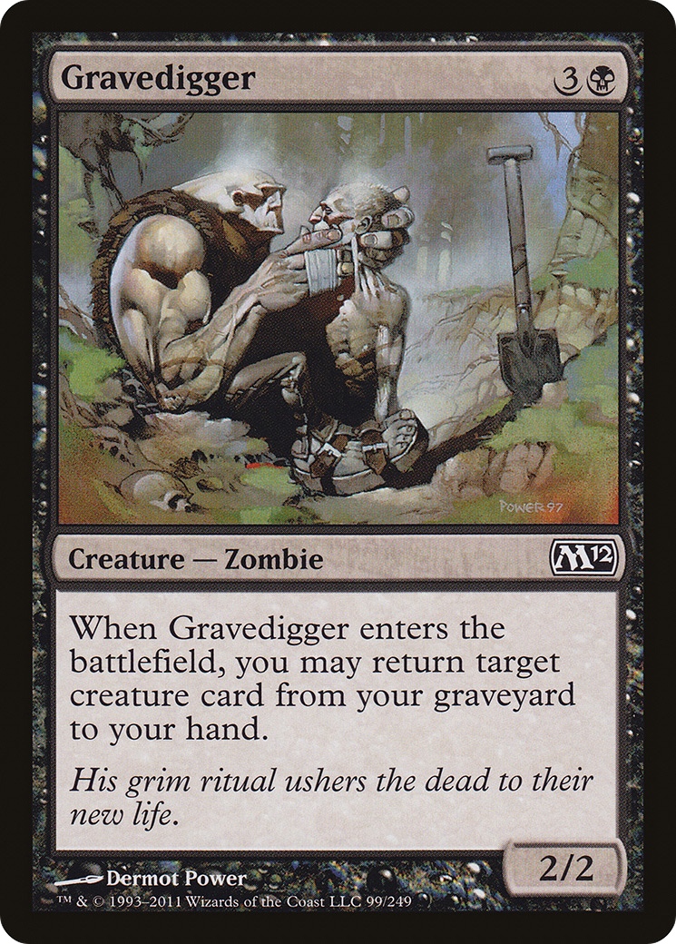 {C} Gravedigger [Magic 2012][M12 099]