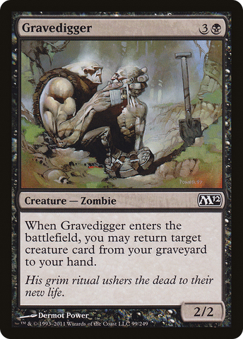 {C} Gravedigger [Magic 2012][M12 099]