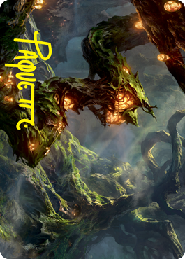 {A} Forest Art Card (Gold-Stamped Signature) [Strixhaven: School of Mages Art Series][GS ASTX 050]