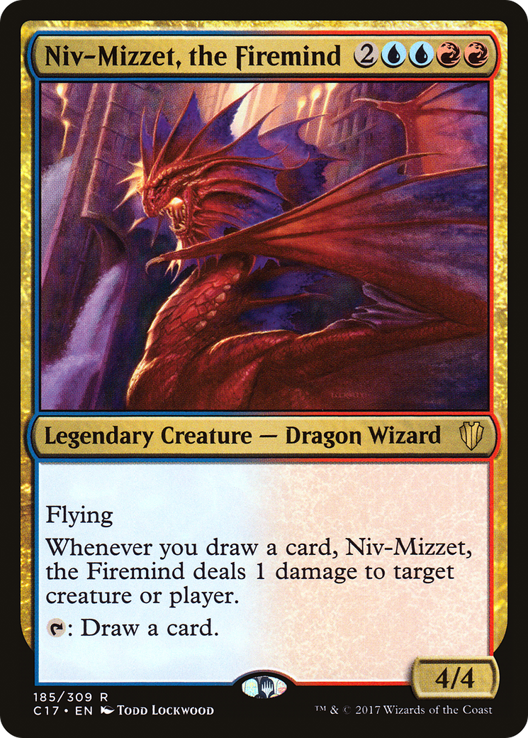 {R} Niv-Mizzet, the Firemind [Commander 2017][C17 185] - Misty Mountain Games