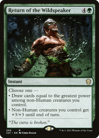 {R} Return of the Wildspeaker [Commander 2021][C21 205]