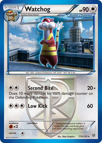 [PKM-R] Watchog (113/135) [Black & White: Plasma Storm]