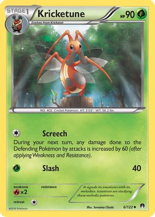 [PKM] Kricketune (6/122) [XY: BREAKpoint]