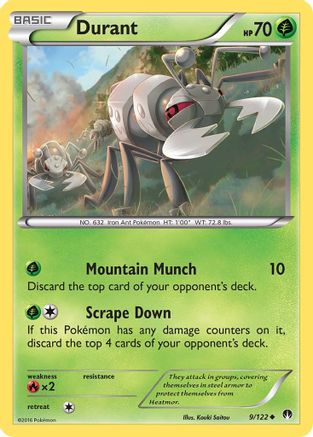 [PKM] Durant (9/122) [XY: BREAKpoint]