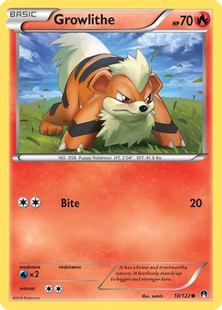 [PKM] Growlithe (10/122) [XY: BREAKpoint]