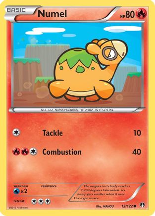 [PKM] Numel (12/122) [XY: BREAKpoint]
