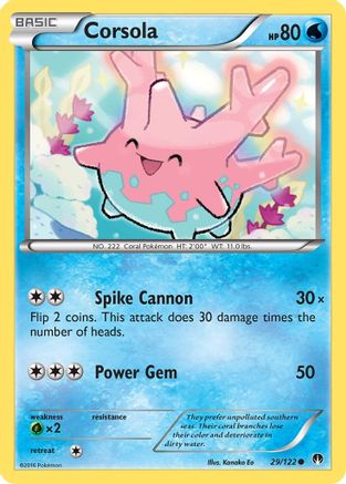 [PKM] Corsola (29/122) [XY: BREAKpoint]