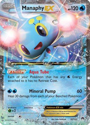 [PKM] Manaphy EX (32/122) [XY: BREAKpoint]