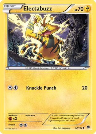 [PKM] Electabuzz (42/122) [XY: BREAKpoint]