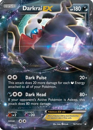 [PKM-R] Darkrai EX (74/122) [XY: BREAKpoint]