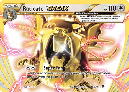 [PKM] Raticate BREAK (89/122) [XY: BREAKpoint]