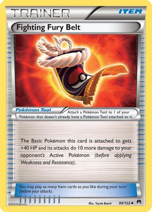[TR] Fighting Fury Belt (99/122) [XY: BREAKpoint]