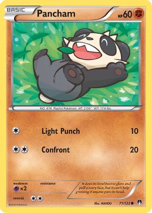 [PKM] Pancham (71/122) [XY: BREAKpoint]