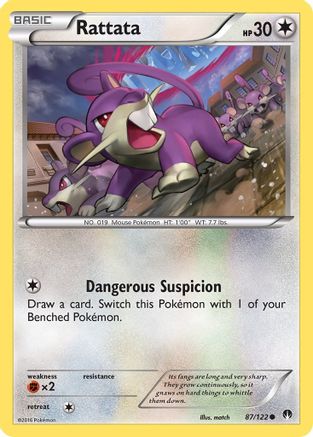[PKM] Rattata (87/122) [XY: BREAKpoint]