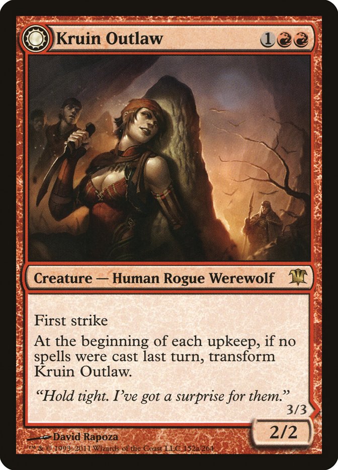 {R} Kruin Outlaw // Terror of Kruin Pass [Innistrad][ISD 152] - Misty Mountain Games