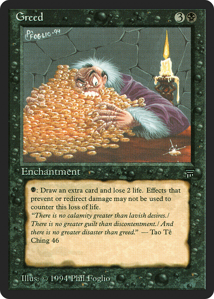 {R} Greed [Legends][LEG 101]