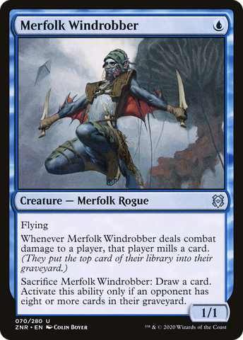 {C} Merfolk Windrobber [Zendikar Rising][ZNR 070]