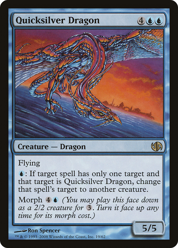 {R} Quicksilver Dragon [Duel Decks: Jace vs. Chandra][DDB 019] - Misty Mountain Games