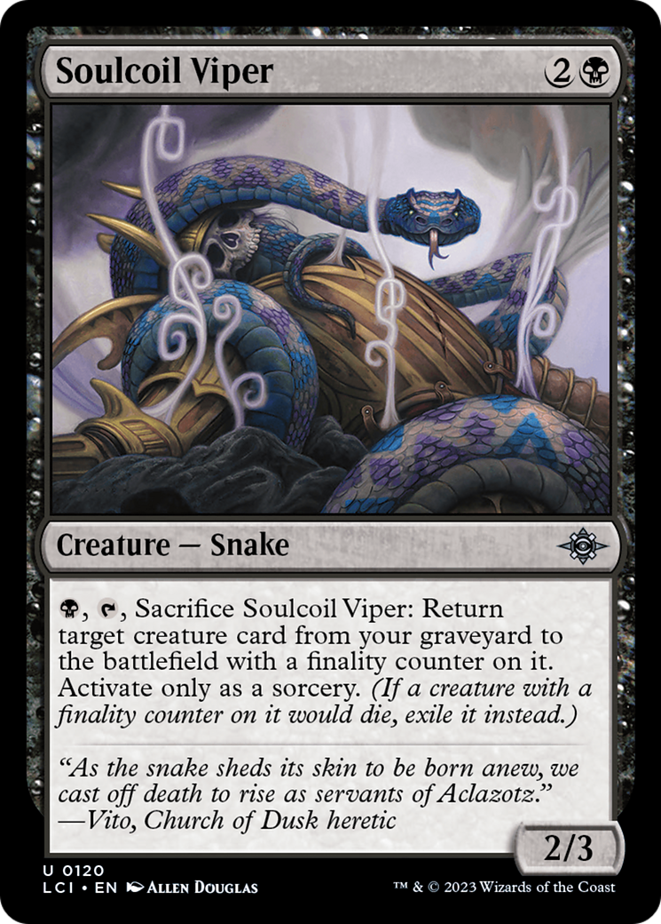{@C} Soulcoil Viper [The Lost Caverns of Ixalan][LCI 120]