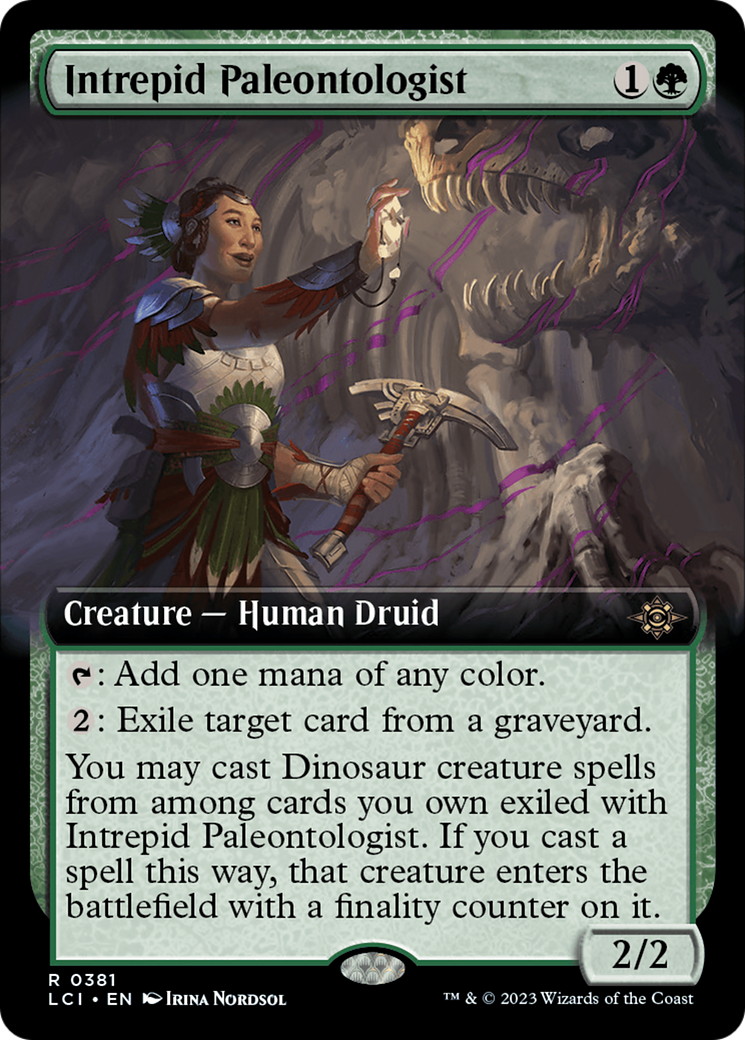{@R} Intrepid Paleontologist (Extended Art) [The Lost Caverns of Ixalan][LCI 381]