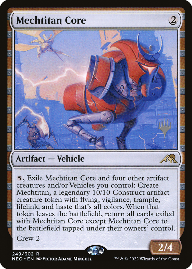{R} Mechtitan Core (Promo Pack) [Kamigawa: Neon Dynasty Promos][PP NEO 249]